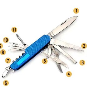 تصویر چاقو ۱۱ کاره 