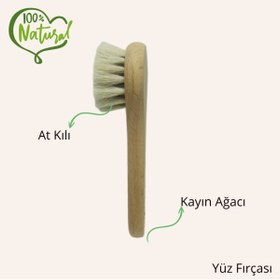 تصویر فیس براش اورجینال برند Rostilya مدل 100% Natural Horsehair Face Brush کد 635043970 