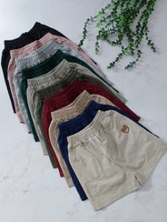 تصویر شورتک زنانه خرسی گلکسی پنبه 