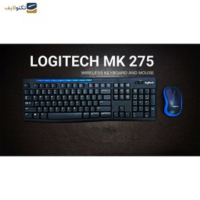 تصویر کیبورد و ماوس بی‌سیم لاجیتک مدل MK275 Logitech MK275 Wireless Keyboard and Mouse