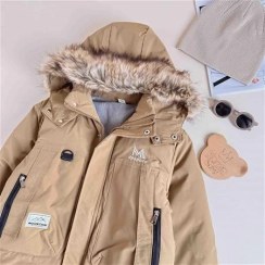 تصویر کاپشن کلاه خز (Mountain) 8 سال تا 12 سال کد 9937 