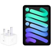 تصویر شارژر تبلت اپل ۲۰ وات مناسب ایپد مینی ۶ 