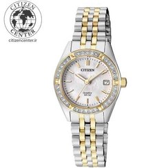 تصویر ساعت مچی زنانه سیتی زن مدل EU6064-54D با بند استیل 