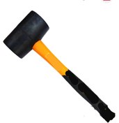 تصویر چکش لاستیکی 750 گرمی دسته پلاستیکی دینگی مدل 35024DINGQI 