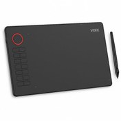 تصویر قلم نوری با صفحه نمایش 6*10 اینچ ویک مدل VAEIKK A15PRO 