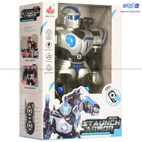 تصویر ربات کنترلی فنگ یوآن کد27111 JUSTICE STAUNCH ARMOR ROBOT TOYS