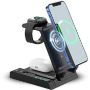 تصویر شارژر وایرلس 6 در 1 رسی Recci RW01 6 in 1 Wireless Charger 