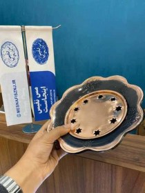 تصویر آفتابه لگن سیاه قلم کاری 