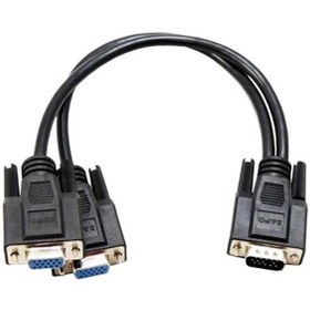 تصویر تبدیل 1 به 2 VGA دی نت D-net 