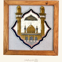 تصویر قاب فرش شبستان حضرت زهرا(س) 