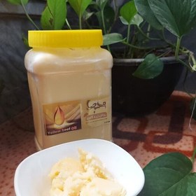 تصویر روغن زرد گاوی یک کیلویی اعلاء، دارای عطر و طعم فوق العاده 