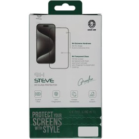 تصویر محافظ صفحه گرین لاین Green Lion مدل Steve HD مناسب برای آیفون 14 پرومکس Green Lion Steve HD screen protector for IPhone 14 Pro Max