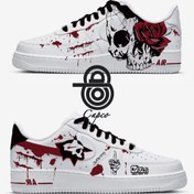 تصویر کفش AF1 طرح دارک گاثیک 