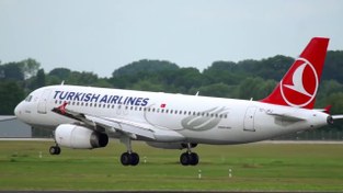 تصویر دانلود فوتیج فرود ایرلاین ترکیش Turkish Airlines Landing 