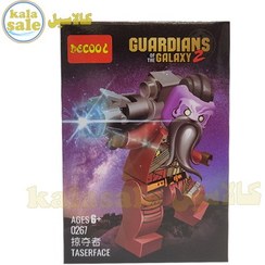 تصویر لگو ساختنی دکول مینی فیگور تیسرفیس Decool Guardian of the Galaxy 2 Taserface 0267 