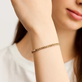 تصویر دستبند طلایی کارتیر ژوپینگ کد DA00014 