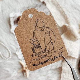 تصویر تگ قنادی کد 415 ( بسته 30 عددی ) 