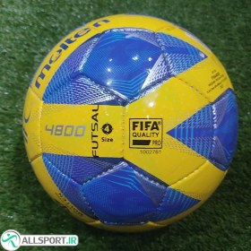 تصویر توپ فوت ا Molten futsal ball AFC design Molten futsal ball AFC design