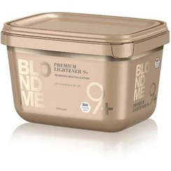 تصویر پودر دکلره آبی بلوندمی شوآرتزکف Schwarzkopf Professional Blond Me Premium Lift 