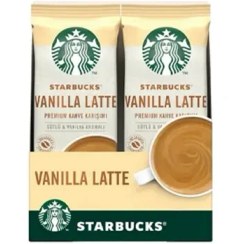 تصویر قهوه فوری لاته وانیلی استارباکس بسته ۱۰ عددی 