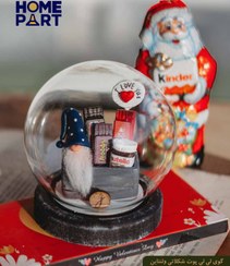 تصویر گوی کریستالی لی لی پوت شکلاتی ولنتاین 