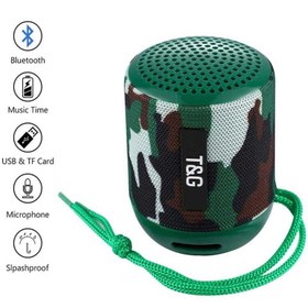 تصویر اسپیکر بلوتوثی رم و فلش خور T&G TG-129 T&G TG-129 LED Bluetooth Speaker