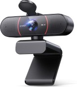 تصویر EMEET C960 4K وب کم برای رایانه شخصی - ارسال 20 روز کاری EMEET C960 4K Webcam for PC, 4K UHD Sony Sensor, PDAF Auto Focus, Dual AI Noise-Cancelling Mics, Auto Light Correction, 73° FOV, Plug&Play Webcam w/Privacy Cover, Works w/Zoom/Teams/Skype/Google Meet