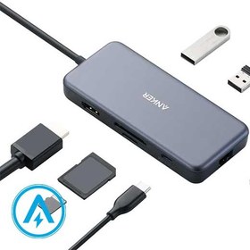 تصویر هاب 7 پورت انکر مدل Anker Hub A8352 for MacBook 