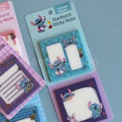 تصویر استیک نوت شفاف شیشه‌ ای با طرح استیچ چسبی 