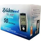 تصویر نوار تست قند خون زیکلاس مد TD-4267 بسته 50 عددی Zyklusmed TD-4267 50Test Strips