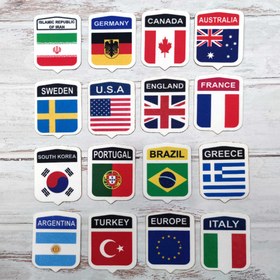 تصویر پچ اتویی پرچم کشورها 