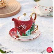 تصویر ست قوری کریسمس 