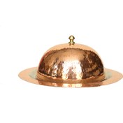 تصویر مرغ خوری مسی 