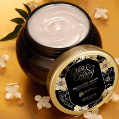 تصویر کرم کاسه ای دست و بدن شیر و عسل با رایحه یاسمن Milk & Honey Gold Enchanting Jasmine Hand and Body Cream