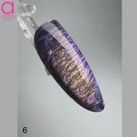 تصویر لاک ژل مرواریدی کد ۶ ای اند ای A&E 