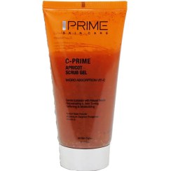 تصویر ژل اسکراب پاک کننده زرد آلو بدن پرایم حاوی ویتامین سی حجم 175 میلی لیتر C Prime Apricot Scrub Gel 175ml