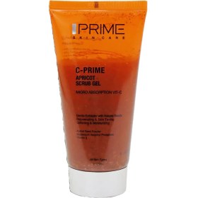 تصویر ژل اسکراب پاک کننده زرد آلو بدن پرایم حاوی ویتامین سی حجم 175 میلی لیتر C Prime Apricot Scrub Gel 175ml