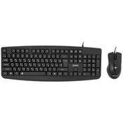 تصویر کیبورد و ماوس باسیم بیاند مدل FCM-4410 با حروف فارسی Beyond BMK-4410 Wired Keyboard and Mouse