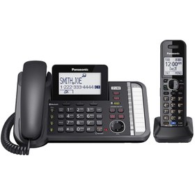 تصویر تلفن بی سیم و با سیم پاناسونیک مدل KX-TG9581B Panasonic KX-TG9581B Corded & Cordless Telephone