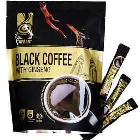 تصویر قهوه فوری جینسینگ دار بلک گلد کافه آرت 40 عددی Instant Coffee With Black Gold - 40gins