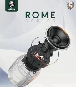 تصویر اسپیکر وایرلس GREEN مدل Rome GREEN Rome Wireless Speaker.Black