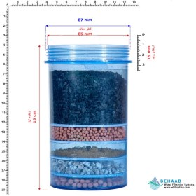 تصویر فیلتر طبقاتی تصفیه آب کلمنی مدل WMS-2 ا Multi Stage Filter for Gravity Water Purifier System Model WMS-2 Multi Stage Filter for Gravity Water Purifier System Model WMS-2
