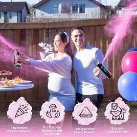 تصویر کپسول تعیین جنسیت رنگی 