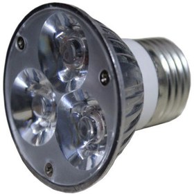 تصویر لامپ 3 ال ای دی بلک لایت مدل UV03 پایه E27 