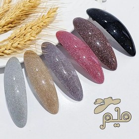 تصویر گیره فرانسوی بیضی ساده 