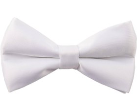 تصویر پاپیون سفید White Bow Tie