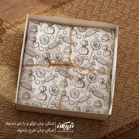 تصویر کاغذ پوستی شیرینی 
