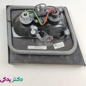 تصویر چراغ روی درب صندوق عقب سمند معمولی سمت چپ رنگ دودی (کاپوت عقب) شرکتی ایساکو اصل 0542000801 