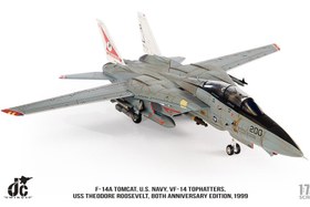 تصویر ماکت جنگنده اف 14 تامکت نیروی دریایی امریکا | Jc Wings 1:72 F14A Tomcat US Navy, VF-14 Tophatters 