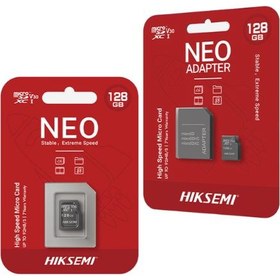 تصویر کارت حافظه microSDXC هایکسمی مدل HS-TF-C1 ظرفیت 128 گیگابایت Hiksemi 128GB Class 10, V30 92MB/s 40MB/s